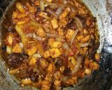 Foto langkah ke 4 dari resep Oseng Mercon Daging Sapi dan Tahu Cina.