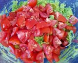 A picture of step 1 of Chunky Salsa.
