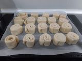 Rollos brioche de jamón y queso