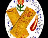 A picture of step 5 of Besan Chilla.
