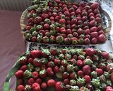 A picture of step 1 of Strawberry sorbet 🍓.