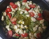 Foto del paso 2 de la receta: Pasta con pesto y pollo
