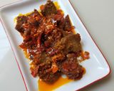 Foto langkah ke 4 dari resep Dendeng balado basah.