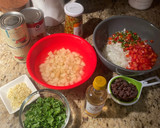 A picture of step 1 of Picadillo.
