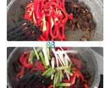 Foto langkah ke 4 dari resep Daging sapi masak paprika (menu sahur/berbuka puasa).