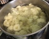 Une image de l'étape 4 de Chou fleur au philadelphia, épices et basilic.