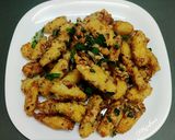 A picture of step 7 of Baby Corn pepper fry.