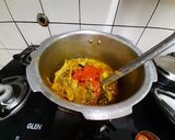 A picture of step 3 of Laal maas rajasthani recipe.