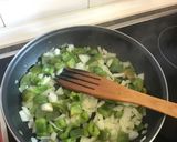 Foto del paso 1 de la receta: Espaguetis con champiñones y verduras