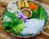Hình bước làm 1 của món Cuốn chay