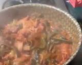 A picture of step 7 of Rajas con Chorizo.