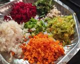 A picture of step 1 of રાઈસ દમપ્લિંગ.