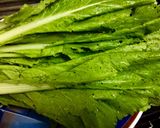 Hình bước làm 1 của món Rau cải nấu thịt băm