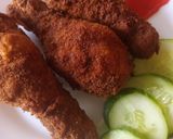 A picture of step 6 of Tumeric Crumb Coated Chicken.