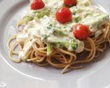 Foto del paso 8 de la receta: Espaguetis con brócoli y salsa de queso