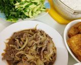 Hình bước làm 1 của món Bún nước tương
