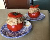 Une image de l'étape 10 de Tomates farcies aux sardines et citron confit.