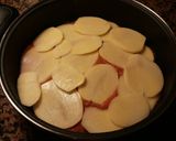 Foto del paso 7 de la receta Cazuela de chicharros, en salsa de tomate y patatas