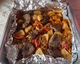 Foto del passaggio 6 della ricetta Fettine di entrecôte con patate