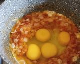 A picture of step 2 of Eggs with Cassava Flour.