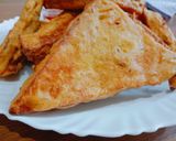 A picture of step 6 of Crispy bread pakora recipe,, Ramadan special.
