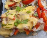 Hình bước làm 3 của món Pizza đậu hủ rong biển