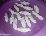 Foto langkah ke 5 dari resep Kue Getas Tepung (ketan dan beras) dibalut gula.