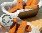 A picture of step 6 of Caramel Cardamom cake rusk (wheat flour).