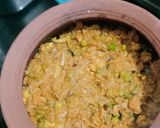 A picture of step 2 of Veg dum biryani.