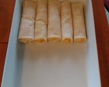 A picture of step 16 of Galaktoboureko Rolls.
