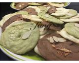 Foto langkah ke 4 dari resep Vanilla, Green Tea, Chocolate Almond Crispy.