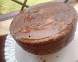 A picture of step 7 of Marble cake#stayathome challenge.