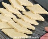 A picture of step 1 of Sooji katli | semolina sweets.