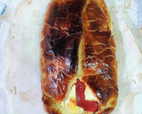 Foto del paso 16 de la receta: Merluza con hojaldre rellena de gambas y pimientos del piquillo