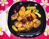 Hagymás szűzérme krumplival recept fázis 4 fotója