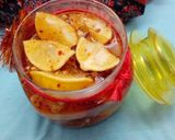 A picture of step 5 of Khatta mitha nimbu ka aachar.