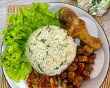 Foto langkah ke 5 dari resep Nasi Daun Jeruk.