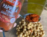 Une image de l'étape 1 de Pois chiches croustillants aux épices.