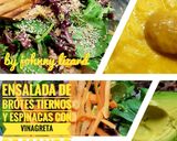 Foto del paso 20 de la receta Ensalada de brotes tiernos y Espinacas con vinagreta de Mango