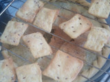 Galletas de sésamo y lino