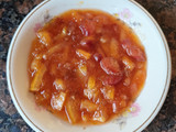 Mermelada de naranja y frutilla