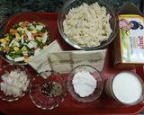 व्हाइट सॉस चीज़ी पास्ता (White sauce cheesy pasta recipe in Hindi) रेसिपी चरण 1 फोटो