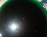 A picture of step 2 of Mint syrup.