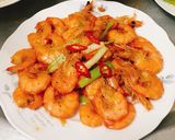 Hình bước làm 4 của món Tôm rim mặn ngọt