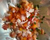 A picture of step 1 of বেসন চিলা (Besan Chila recipe in Bengali).
