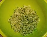 A picture of step 1 of Zucchini Fritters.