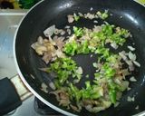 A picture of step 7 of Bhindi manchurian.