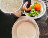 A picture of step 2 of Leftover Poha Chilla with fresh Veggies.