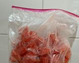 Foto langkah ke 3 dari resep Two Ways Semangka: Slushie dan Es Loli/Popsicle Semangka (No Gula).