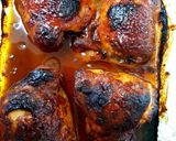 A picture of step 4 of My 3 different marinated chicken thighs. 👩‍🍳.